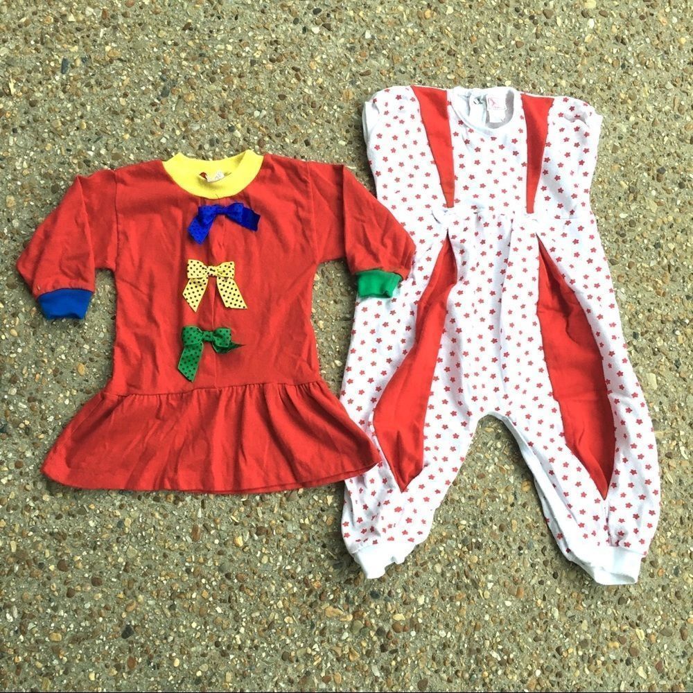 VTG Buster Brown Dress Romper Onesie 2T 24 mos